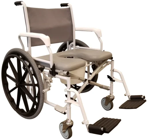Adjustable commode wheelchair suitable for various user needs