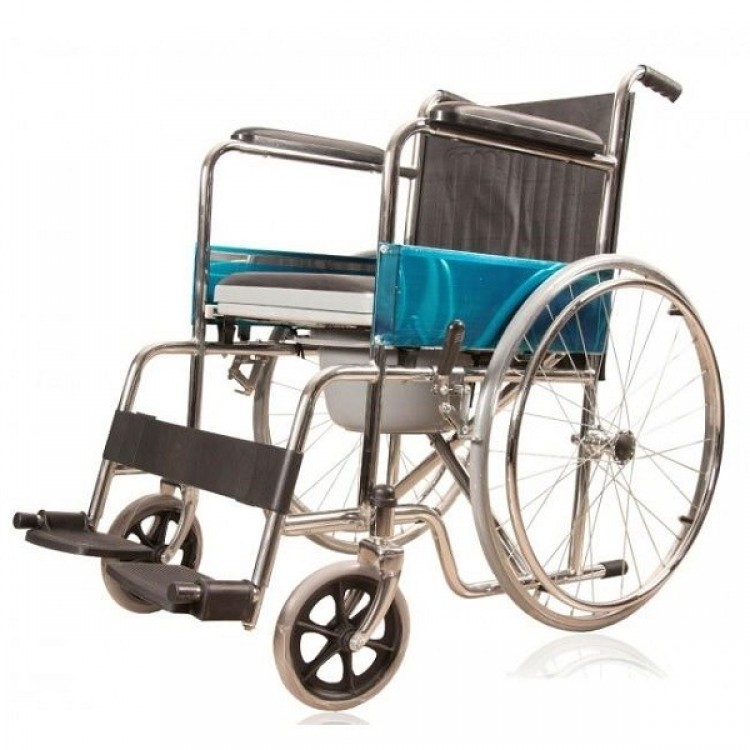 What are the benefits of using a commode wheelchair for individuals with mobility limitations?