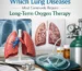Model of human lungs with oxygen therapy equipment for long-term treatment